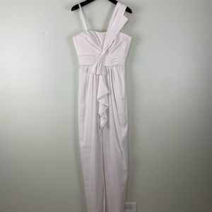 BCBG MAX AZRIA MAXI WEDDING ONE SHOULDER FORMAL
